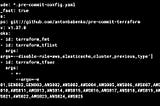 A Guide to Terraform Pre-Commit Hooks
