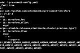 A Guide to Terraform Pre-Commit Hooks
