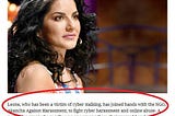 Sunny Leone Stands With Us To Speak Out Against Online Abuse