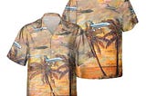 Avro Jetliner Pocket Cheap Hawaiian Summer Shirt