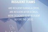 Designing Resilient Teams