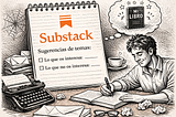 Los artículos sobre escritura estarán en Substack
