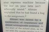 What Drives Sam Altman Is Not What You Think