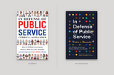 I redesigned a book about public service just for fun.