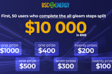 🚀 $10 000 BSCEnergy Pre Launch Giveaway