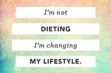 LIFESTYLE OVER DIET: