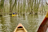 Paddling Canadian water with new Canadian friends