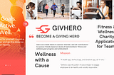 Givhero: UX User Testing for Charity, Wellness, and Teamwork