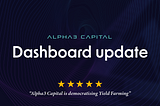 The Alpha3 Dashboard is here (v0.1 beta)