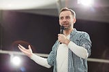 Be a standup comedian, before you get ready to be a CEO