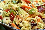 Salad — No Mayo — California Coleslaw