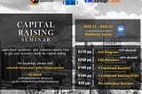 Capital Raising Seminar 2020