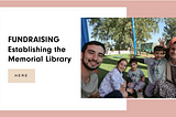 A Pause to Support IDF Hero with a Memorial Library — This, we can do.