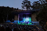 Bon Iver @ the Santa Barbara Bowl. Justin is amazing. 2 drummers killing it. Two thumbs up.