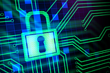A digital padlock that mirrors the security measures used in Python supply chains