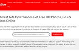 Pinterest Gifs Downloader-Get Free HD Photos, Gifs & Videos Online