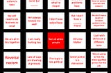 Bingo Cards for Racist Bullsh*t in Academia and STEM