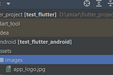 Using an image in the flutter App.