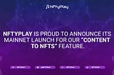 NftyPlay Mainnet Launch