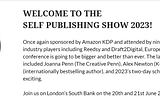 OMG! I’m Going to the London Self-Publishing Convention!