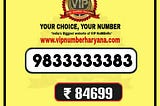 Vip number shop, Lifetime number, Numbers point