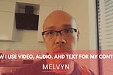 How I Use Video, Audio, and Text For My Content