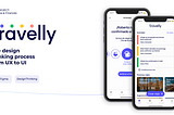 Travelly: the design thinking process from UX to UI. Cover image