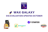 WAX Galaxy — October Updates