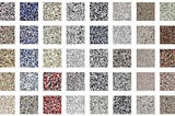 41 Color Chip & Flake Blends | Slide-Lok Floor Coatings & Storage Systems