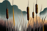 Bullrushes and Wallpaper Pirates