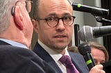A.G. Sulzberger at a Silurians lunch on January 15, 2025