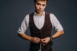 steampunk waistcoat men