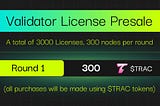 Trac Validator License Presale