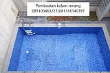 Kolam renang pribadi bangka belitung, private pool bangka belitung