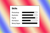 Stop putting those skill infographics on your resume!