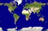 Image of the World satellite map