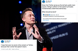 Elon Musk Backs Out of Twitter Deal and his “Free Speech” Absolutism