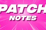 🐈PATCH NOTES 3.3🐈