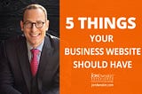 5 Things Your Business Website Should Have