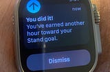 Standing Up for Myself (When My Watch Tells Me To)