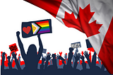 The Canada-wide protests against LGBTQIA2S+ School Rights —