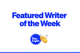 Writer of the Week: Bassem Allani