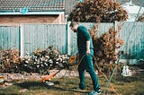 Homeowners Conquer Nature by Mowing the Lawn