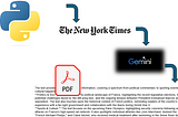 Summarise New York Times news using Gemini.