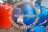 WA 0812.999.0294, Toko Tandon Air 1000 Liter Bekas Tangerang, Ready Stock