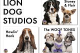 Lion Dog Studios Presents Singing Dog Video Recording Artists at the Ask Boris the Dog Website