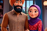 Turban Boy and Girl Love Image Free Download