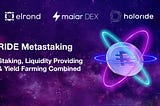 INTRODUCING METASTAKE: MAIAR DEX INNOVATION SETS 3 TIER POOLS IN MOTION