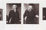 Poses illustrating ‘Helplessness’ from ‘The Expression of Emotions in Man and Animals’ London 1872. Charles Darwin (1809–1882)