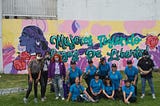 Las mujeres de Puente Aranda que pintaron con presupuestos participativos una localidad de…